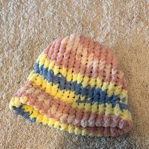Multicolor Knit Handmade Beanie